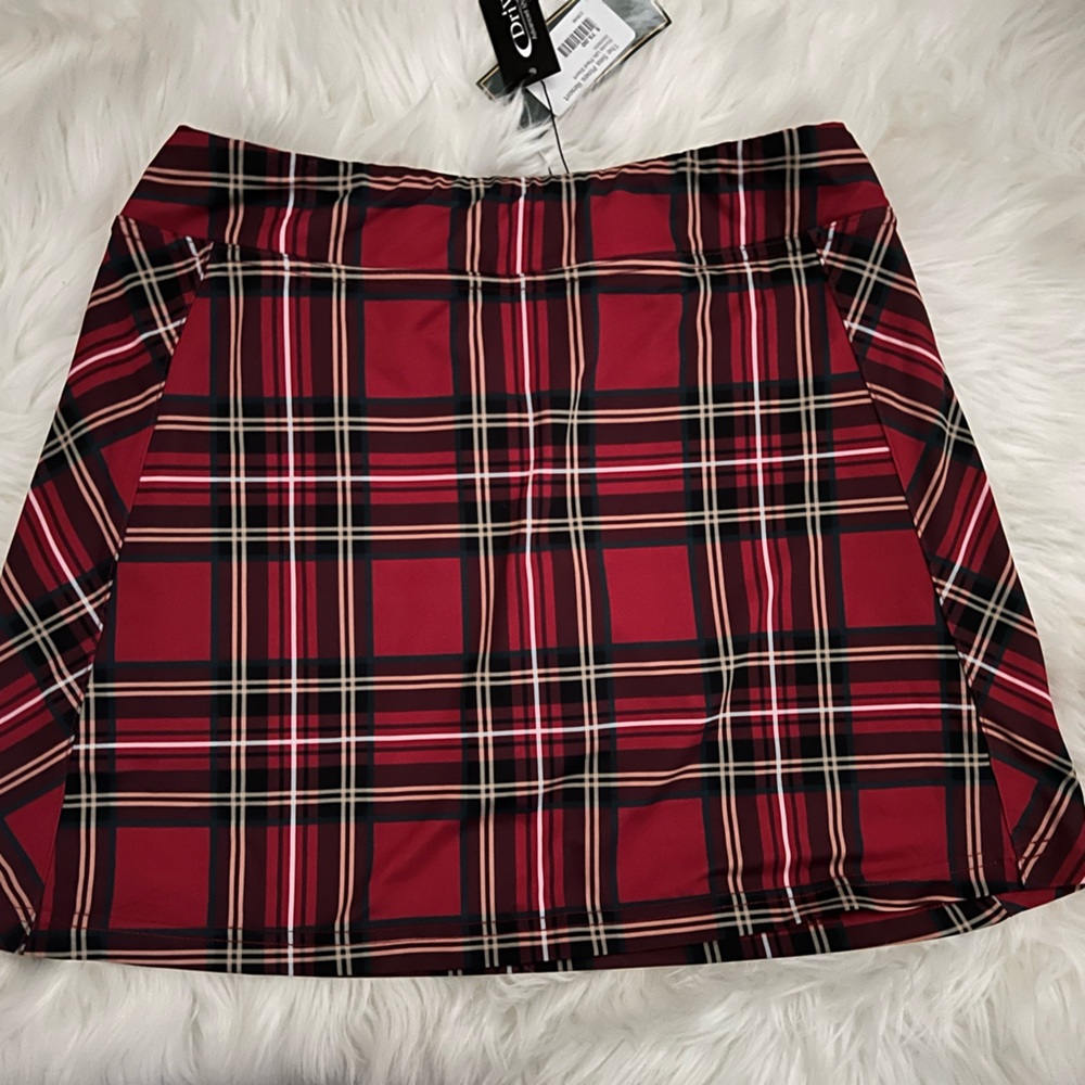 Athletic Skirt Plaid Tartan Heritage Golf Tournament XS